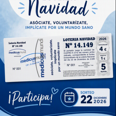 Loter&iacute;a de Navidad 2026: tu participaci&oacute;n es salud