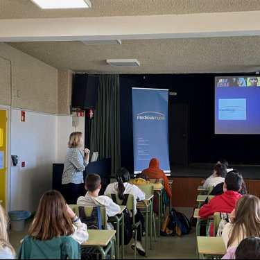 Charla en el IES Las Llamas de Santander