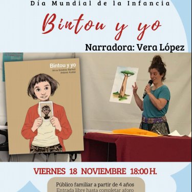 Actuación de Vera López en la Biblioteca Central de Cantabria